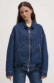 Kurtka jeansowe Calvin Klein Jeans  granatowa damska J20J224717