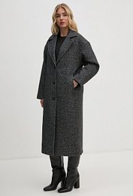 Płaszcz Calvin Klein Jeans  szary damski J20J224618