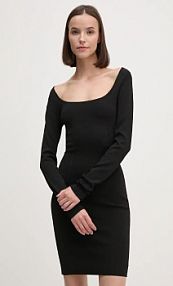 Sukienka mini Calvin Klein Jeans  czarna J20J224158