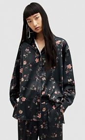 Koszula z długim rękawem AllSaints  czarna WH533Z