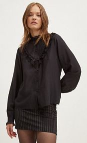 Bluzka HUGO  czarna damska 50506951