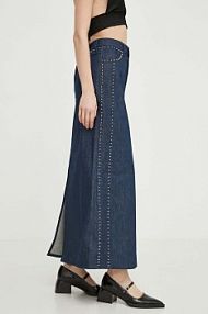 Spódnica maxi Gestuz  granatowa 10909033