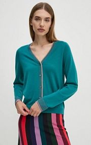 Kardigan PS Paul Smith  turkusowy W2R.402N.N311