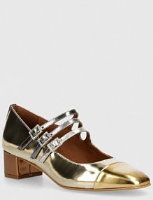 Czółenka Kurt Geiger London  złote 2661666109.GO