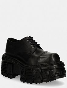 Półbuty sznurowane New Rock  czarne damskie M.TANKMILI003