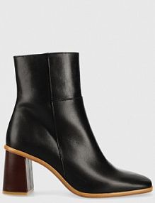 Botki na obcasie ALOHAS  czarne BTWCP1.14