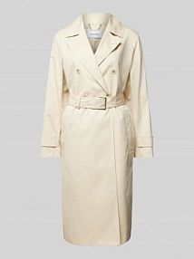 Trencz z paskiem w talii Calvin Klein Womenswear EAN MTL TRENCH BASIC