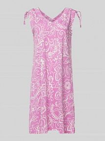 Sukienka mini z dekoltem w serek s.Oliver RED LABEL różowa EAN Jrsy wechsel6