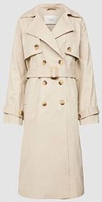 Trencz z paskiem w talii model TERONIMO YAS beżowy EAN 26032858