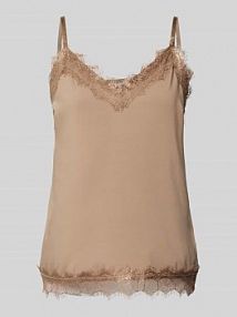 Top na ramiączkach z frędzlami model BICCO FREE/QUENT szary damski EAN 120962