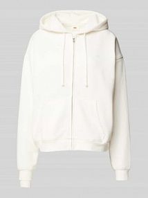 Bluza rozpinana z obniżonymi ramionami model EVERYDAY Levis biała damska EAN Hd Zip Jkt Offwh