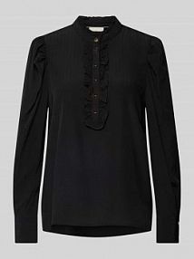 Bluzka ze stójką model April FREE/QUENT czarna damska EAN 123905