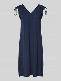 Sukienka mini z dekoltem w serek s.Oliver RED LABEL granatowa EAN Jrsy wechsel6