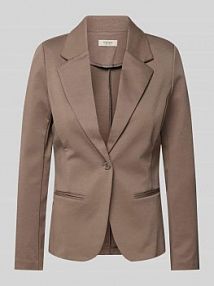 Żakiet z lamowanymi kieszeniami Fransa szary EAN Basic 1KNPF 12