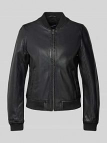 Bomberka z zamkiem błyskawicznym model jella MAURITIUS czarna EAN 1801-0010