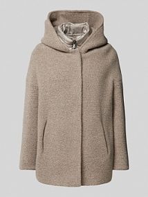 Kurtka z kapturem ICONS Cinzia Rocca beżowa damska EAN ZR-64-051