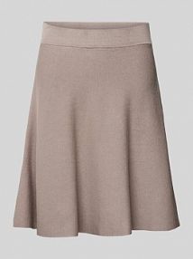 Spódnica mini z zakładkami model FONNY YAS szara EAN NOS Mini Skater