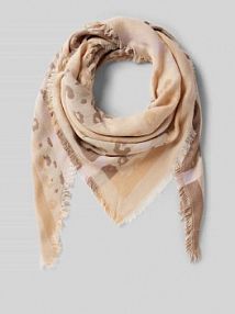 Chusta we wzory na całej powierzchni s.Oliver RED LABEL biała EAN 2150209