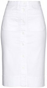 Spódnica dżinsowa z guzikami  Bonprix