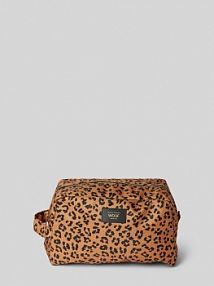 Kosmetyczka z naszywką z logo model Agar WOUF brązowa EAN MXB240026