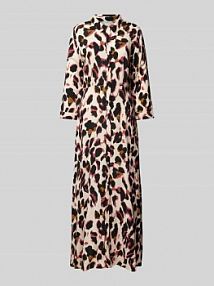 Sukienka koszulowa z wiskozy z listwą guzikową YAS czarna EAN 26022663