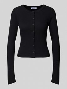 Bluzka z długim rękawem i listwą na zatrzaski na całej długości model Isabeau EDITED EAN Press Bttn Cardi