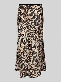 Spódnica midi z elastycznym pasem model PELLA YAS brązowa EAN 26030737