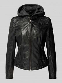 Kurtka z imitacji skóry model Cacey MAURITIUS czarna damska EAN 1801-0001