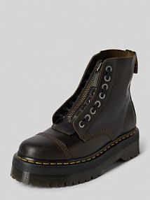 Kozaki z zamkiem błyskawicznym model Sinclair Dr. Martens szare damskie EAN 31993302
