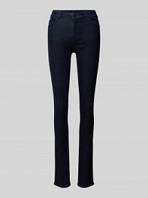 Jeansy o kroju skinny fit z 5 kieszeniami Emporio Armani niebieskie damskie EAN 8N2J18.2DL2Z