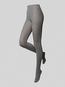 Rajstopy z fakturowanym wzorem model 'Family' Falke szare EAN 48490