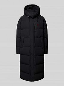 Płaszcz pikowany z kapturem Polo Ralph Lauren czarny damski EAN 211941005