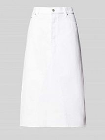 Spódnica midi z wpuszczanymi kieszeniami Polo Ralph Lauren niebieska EAN 211952950