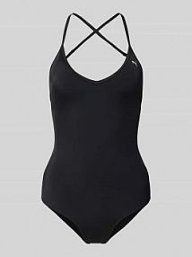 Kostium kąpielowy z dekoltem w serek Puma czarny EAN 100001634
