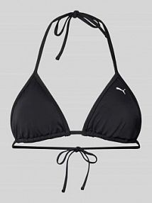 Top bikini z nadrukiem z logo Puma czarny EAN 100000037