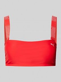 Top bikini z nadrukiem z logo Puma czerwony EAN 701226347