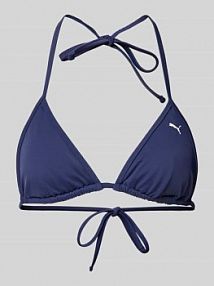 Top bikini z nadrukiem z logo Puma granatowy EAN 100000037