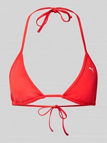 Top bikini z nadrukiem z logo Puma czerwony EAN 100000037