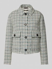 Żakiet z mieszanki żywej wełny z listwą guzikową Windsor biały EAN 30044236