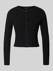 Kardigan z dzianiny z fakturowanym wzorem Zero czarny EAN 1088362102