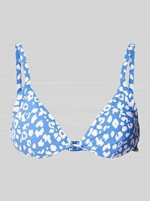 Top bikini z regulowanymi ramiączkami model Des Barts niebieski EAN 2737