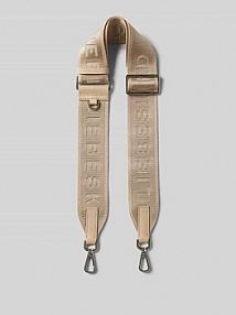 Pasek z napisem z logo liebeskind berlin szary damski EAN 2150095