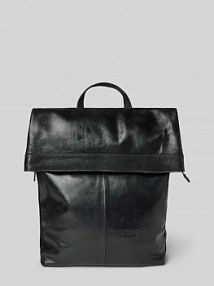 Plecak skórzany z wytłoczonym logo model Elivra liebeskind berlin czarny damski EAN 2152583