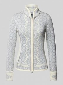 Kardigan ze stójką model Christiania Dale of Norway szary EAN 81951