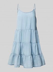 Sukienka jeansowa z efektem stopniowania model THYRA BEA Only niebieska EAN Dnm Tencel Mini