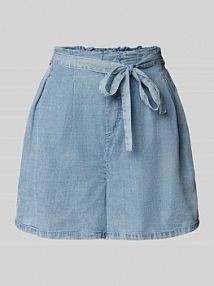 Spódnica jeansowa z tasiemką w talii model BETH Only niebieska EAN Dnm Tencel Paper