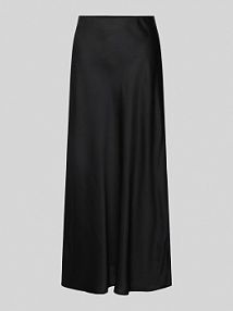 Spódnica midi z elastycznym pasem model CHIGO Only czarna EAN Fid NL Satin Mid