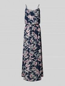 Długa sukienka na cienkich ramiączkach model NOVA LIFE Only granatowa EAN 15222217