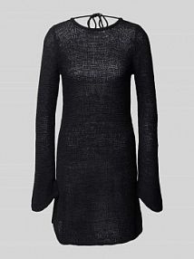 Sukienka z dzianiny z okrągłym dekoltem model SANDY Noisy May EAN 27030680