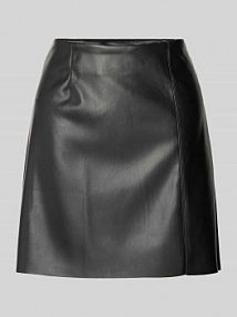 Spódnica mini z imitacji skóry model CLARA Noisy May czarna EAN 27021277